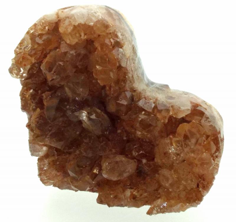 Natural Quartz Gemstone Cluster Heart Specimen 14