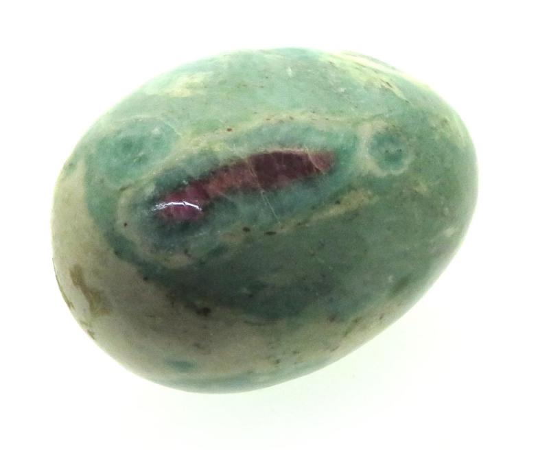 Ruby in Fuchsite Gemstone Carved Egg 05