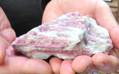 Raw Pink Tourmaline Specimen 02