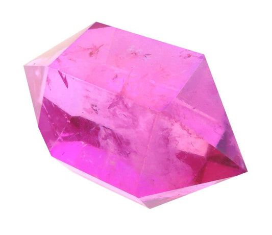 Rose Aura Quartz Double Terminated Point 01