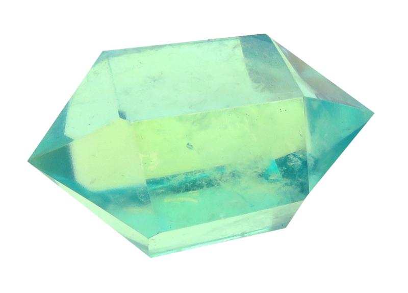 Aqua Aura Quartz Double Terminated Point 04