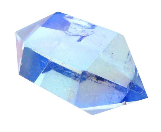 Aqua Aura Quartz Double Terminated Point 06