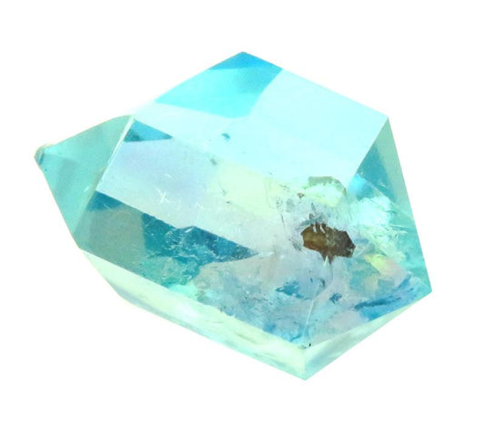 Aqua Aura Quartz Double Terminated Point 07