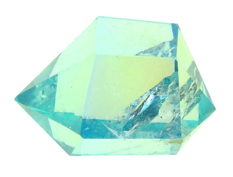 Aqua Aura Quartz Double Terminated Point 07