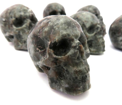 Yooperlite Firestone Carved Gemstone Skull