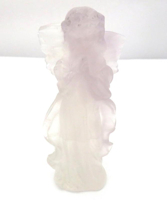 Fluorite Gemstone Carved Angel 01
