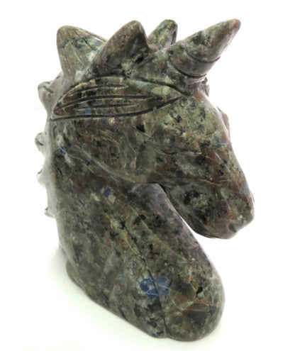 Yooperlite Firestone Carved Gemstone Unicorn