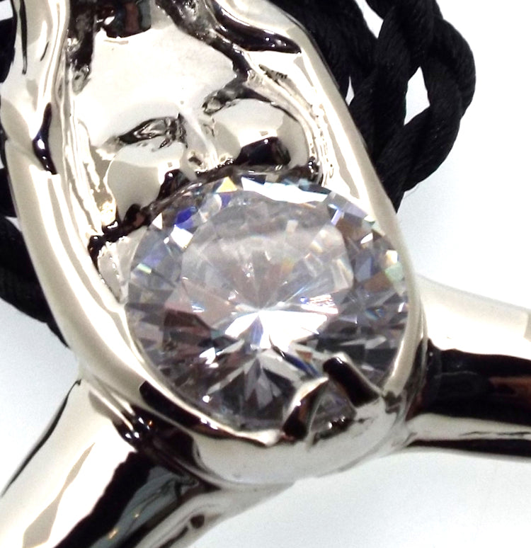 Gaia Mother Earth Goddess Pendant with Swarovski Crystal