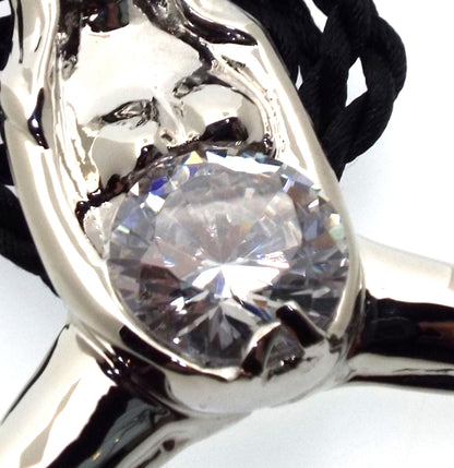 Gaia Mother Earth Goddess Pendant with Swarovski Crystal