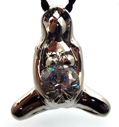 Gaia Mother Earth Goddess Pendant with Swarovski Crystal