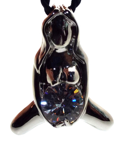 Gaia Mother Earth Goddess Pendant with Swarovski Crystal