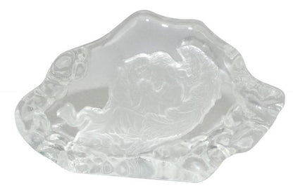 Etched Glass Angel Desk Ornament