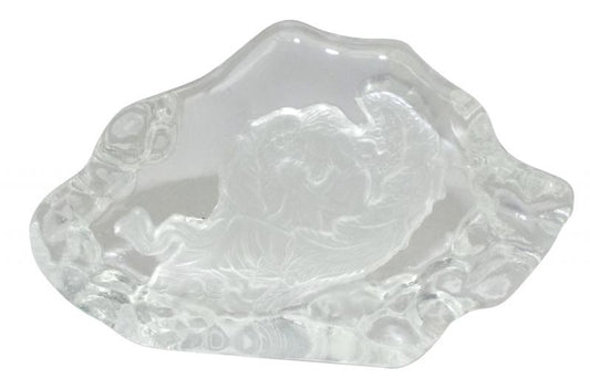 Etched Glass Angel Desk Ornament