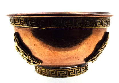 Copper Triquetra Altar Bowl