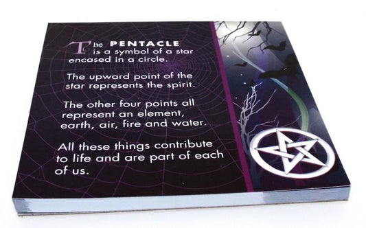 Pentacle Fridge Magnet Note Pad