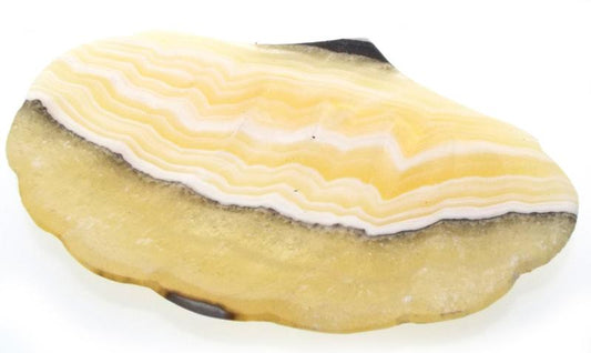 Mexican Onyx Scalloped Altar Dish 08