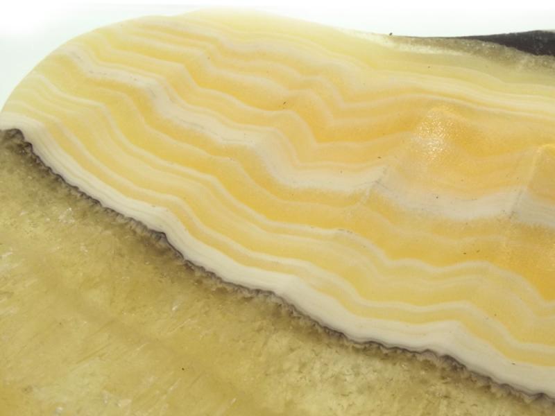 Mexican Onyx Scalloped Altar Dish 08