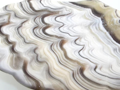 Mexican Onyx Scalloped Altar Dish 09