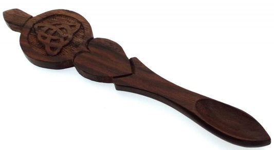 Wooden Triquetra Ritual Altar Spoon