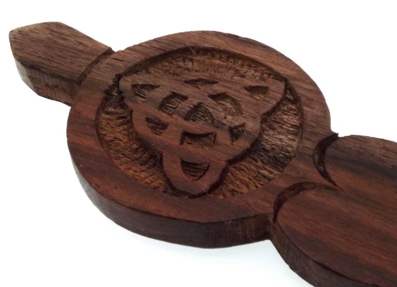 Wooden Triquetra Ritual Altar Spoon