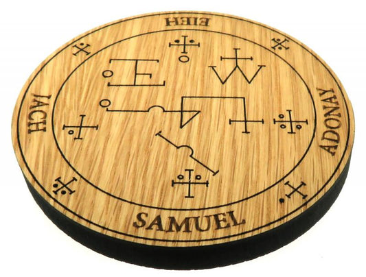 Oak Veneer Angel Samuel Crystal Grid Board