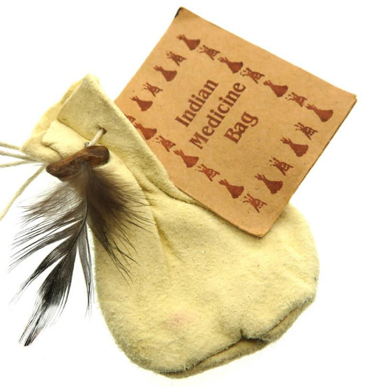Indian Mojo Medicine Bag White