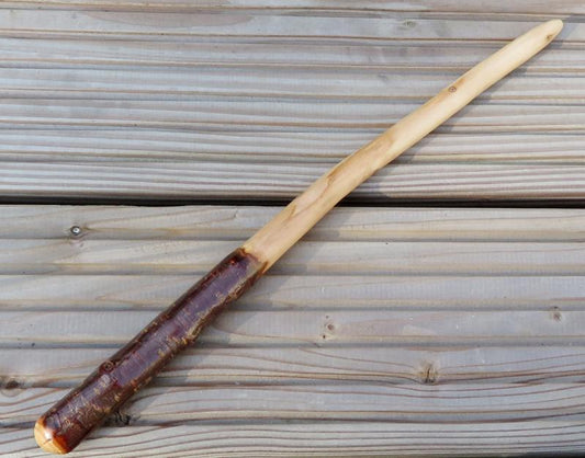 Hand Carved Wooden Rowan Wand 01
