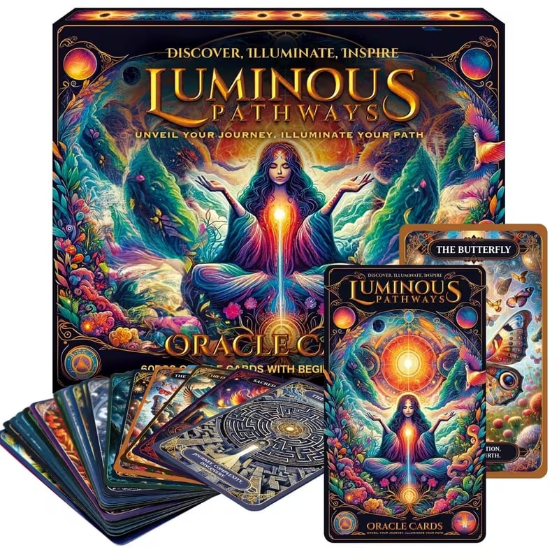 Oracle Cards with Guidebook and 60-Card Deck