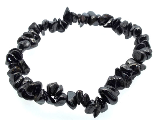 Hematite Chip Bracelet