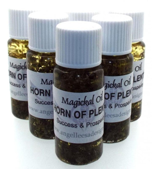 10ml Horn of Plenty Herbal Spell Oil Success and Prosperity
