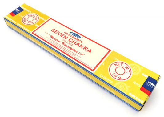 12x Satya Seven Chakra Incense Sticks
