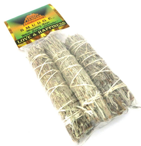 3x Love and Happiness Sage Smudge Sticks