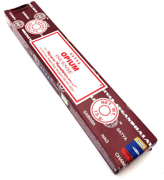 12x Satya Opium Incense Sticks