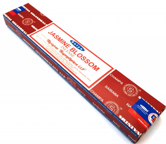 12x Satya Jasmine Blossom Incense Sticks