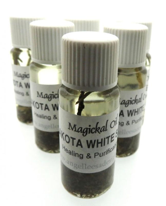 10ml Lakota White Sage Herbal Spell Oil Healing Purification