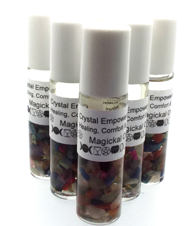 15ml Roll on Bottle Crystal Empowerment Gemstone Oil