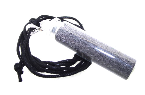 Lodestone Granules Glass Bottle Pendant