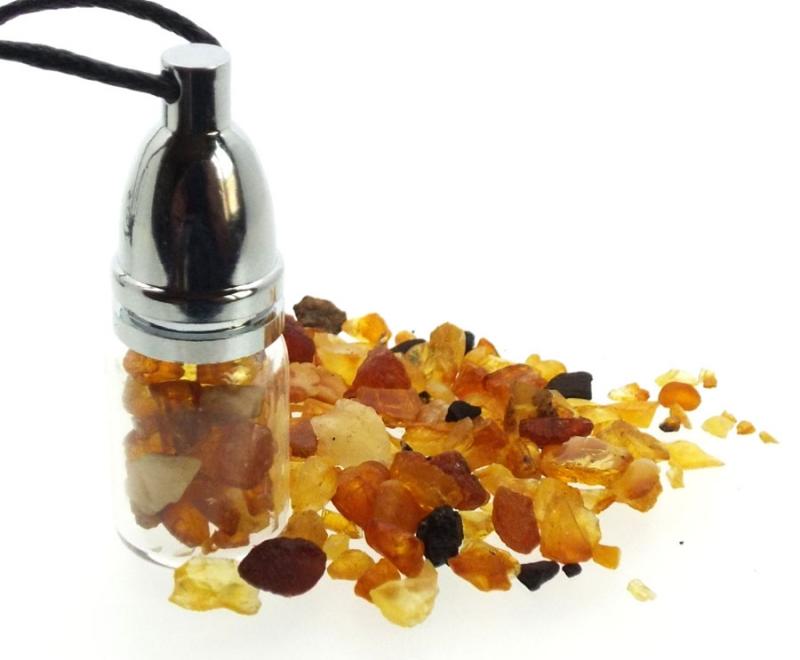 Baltic Amber Mojo Bottle Pendant