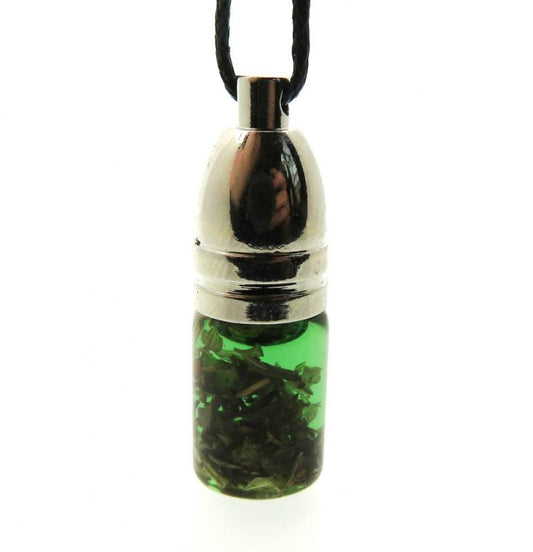Money Drawing Mojo Bottle Pendant