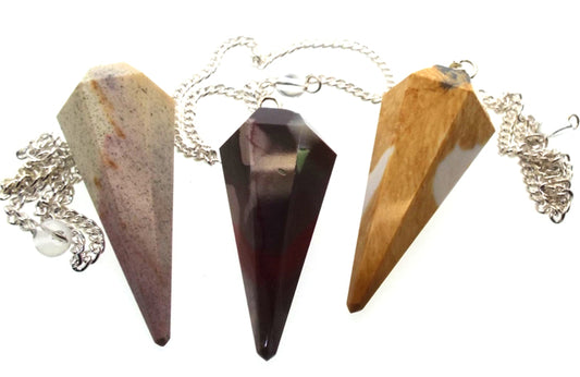 Mookaite Gemstone Terminated Pendulum