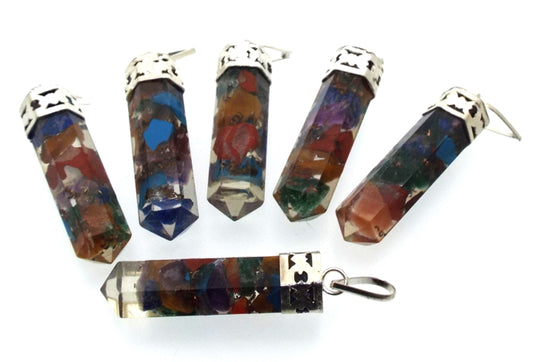Orgone Assorted Gemstone Pendant
