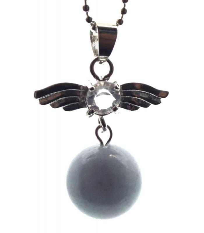 Angel Inspired Aquamarine Gemstone Pendant