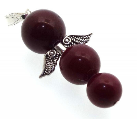 Guardian Angel Ruby Quartzite Gemstone Pendant