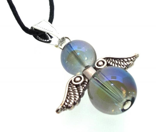 Guardian Angel Tanzine Aura Quartz Pendant