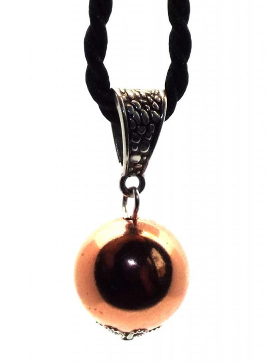 15mm Copper Sphere Pendant