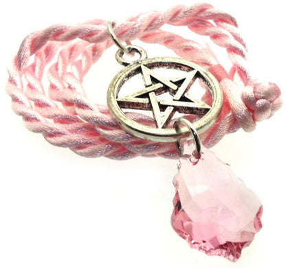 Swarovski Baroque Pink Pentacle Pendant