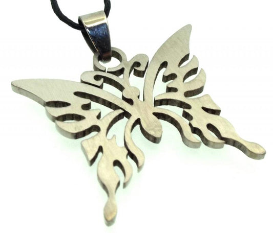 Stainless Steel Butterfly Pendant