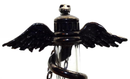 Alchemy Rod of Asclepius Necklace
