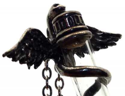 Alchemy Rod of Asclepius Necklace