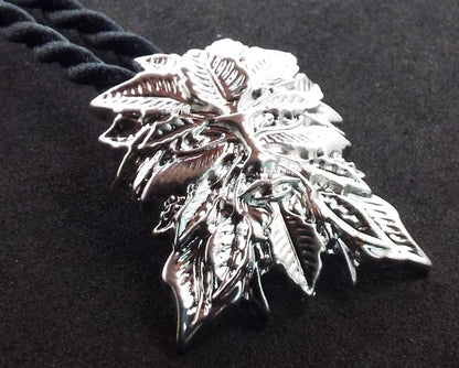 Silver Plated Green Man Pendant